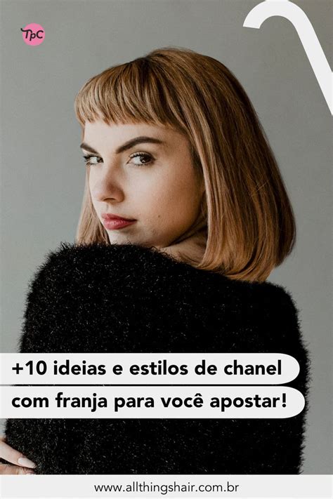 cabelo chanel loiro com franja|Chanel com franja: +10 ideias desse visual que nunca sai de .